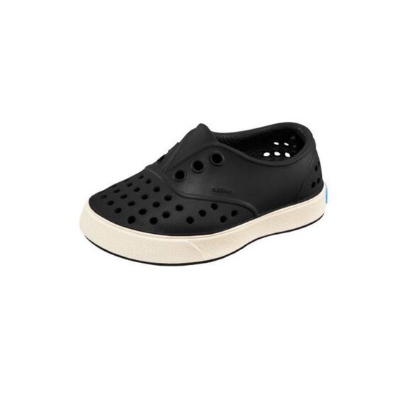 Native Miller Toddler Kids C7 Black and Cream Slip On Water Shoes - Picture 1 of 12
